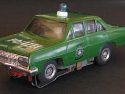 opel diplomat polizei gruen